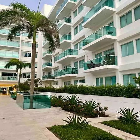 Apto Con Vista Al Mar Para Disfrutar En Familia. Apartamento Cartagena