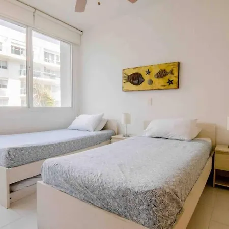 Apto Con Vista Al Mar Para Disfrutar En Familia. Apartamento Cartagena